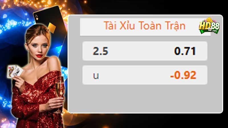 Cách tính tiền kèo tài xỉu 2.5 cho người mới